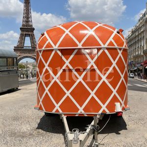 Carrito de Comida Móvil para Hot Dogs y Café, Remolque de Comida con Cocina Completa de Acero Inoxidable, 80 km/h, Comida Rápida - Product Image 3