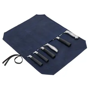 Vải đầu bếp của dao CuộN công cụ Pouch túi lưu trữ cho BBQ câu cá săn bắn