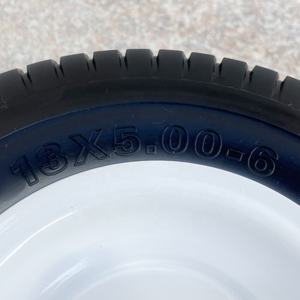 Roda de Espuma de PU de 13 Polegadas 5.00-6, Roda e Pneu Maciços de PU sem Furo para Carrinho de Mão, Carroça, Cortador de Grama e Carrinhos de Carga - Product Image 6