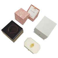 Boîte à bijoux en papier recyclable personnalisée en usine, boîte à bracelet, collier, bague, boucles d'oreilles, emballage en pulpe durable, boîte cadeau
