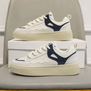 Chaussures de skate décontractées pour femmes, nouvelle mode printemps-automne, respirantes, à lacets, design blanc, modèle 2026 - Product Image 2