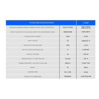 Tiristor de Control de Fase KP Y38KPE Y40KPE Y45KPE Y50KPE Y60KPE Kt54CT Y38KPE Y40KPE Y45KPE Y50KPE Y60KPE