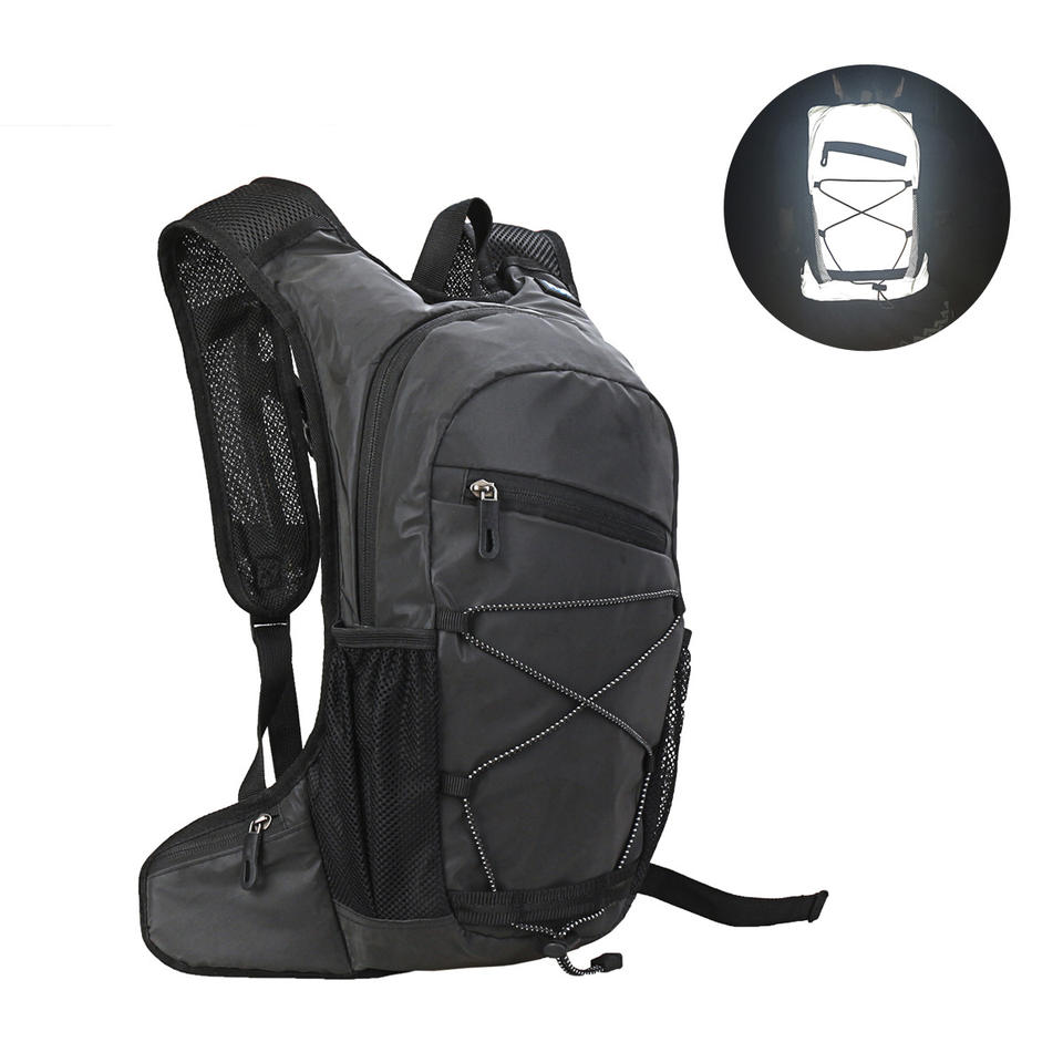 Self Reflective Cycling Backpack Outdoor Mountaineering Water Bag Hiking Sports Motorcycle Running Hydration Pack Backpack