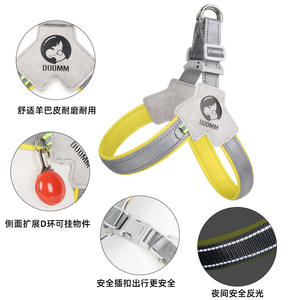 Arnés impermeable para perros <span class=keywords><strong>de</strong></span> cuero vegano <span class=keywords><strong>de</strong></span> Pu <span class=keywords><strong>de</strong></span> lujo, fabricante al por mayor, arnés para perros <span class=keywords><strong>de</strong></span> cuero y mezcla <span class=keywords><strong>de</strong></span> etiqueta privada - Product Image 4