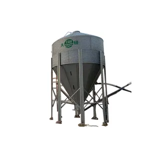 Top 10 Tons Of Coffee Beans Corn Grain Granaries Metal Silos For Sale