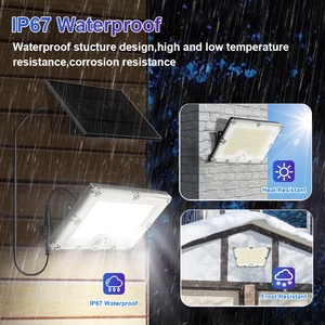 Đèn pha năng lượng mặt trời chất lượng cao 3000-5000 lumen, đèn an ninh gắn tường ngoài trời với cảm biến chuyển động - Product Image 6