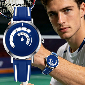 Montre de sport décontractée pour homme, bracelet en silicone, mouvement à quartz haute précision, étanche 3 ATM, prête à être expédiée, montre masculine avec boîte - Product Image 1