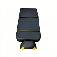 Siège passager simple en cuir de luxe jaune et noir, convertible en lit, compatible Sprinter, avec rabattement réversible, direct usine