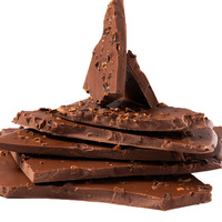 Barre de chocolat noir solide à pépites de café, grand bloc, faite à la main, populaire en ligne, prête à consommer, durée de conservation de 360 jours