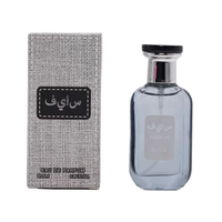 Parfum Unisexe 25ml Bouteille Noire Longue Tenue Eau de Parfum Parfum Profond Mystérieux Style Arabe Fragrance Intense Portable Niche