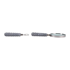 Set di lente d'ingrandimento e apribottiglie con manico in pietra grigia, decorazione per tavolino, mensola, soggiorno - Product Image 6