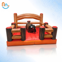 Machine de rodéo mécanique Joy2fun pour adultes, jeu sportif, grand divertissement extérieur gonflable