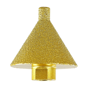 Noyau de chanfrein en diamant M14 pour agrandir les trous de polissage et de biseautage sur la meuleuse de colère - Product Image 1