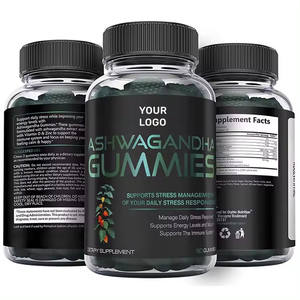 Meistverkaufte Private Label Nahrungsergänzungsmittel Bären-Geschmack Antioxidative Vitamine Ashwagandha-Gummis Mit <span class=keywords><strong>Maca</strong></span>-Wurzel - Product Image 2
