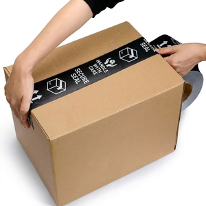 Rollo Jumbo de Cinta de Papel Kraft, Respetuoso con el Medio Ambiente, 48mm, Adhesivo Acrílico de Una Cara, Blanco y Marrón, Reforzado con Agua, Antiestático - Product Image 3