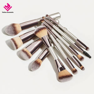 Кисти для макияжа с логотипом на заказ/Набор двусторонних кистей для макияжа с фирменной этикеткой - Product Image 2