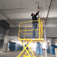 Nouvelle plateforme élévatrice électrique robuste HuaFeng à commande par pédale, option perceuse sans fil, capacité de charge 150 kg, protection IP54