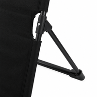 Chaise pliante légère pour usage extérieur, fabrication directe d'usine, ODM OEM, tissu polyester, avec sac de rangement