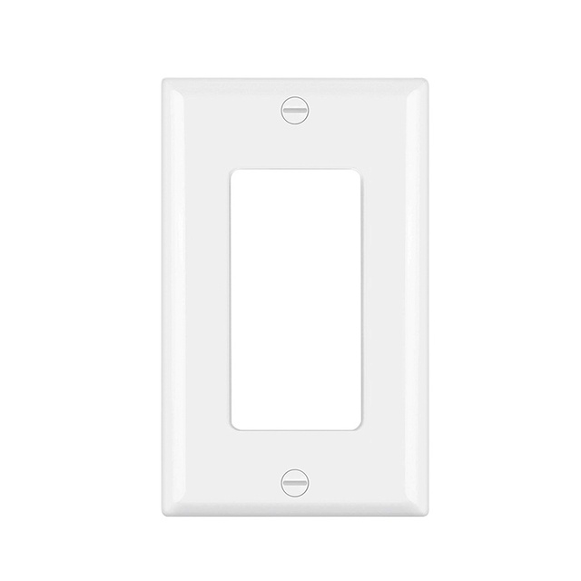 Fahint Unbreakable BS1801 White High Good Quality American Standard Decorative Outlets Wallplate with Factory Direct Selling