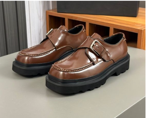 Mocasines de cuero genuino para hombre de diseñador para oficina, carrera, zapatos de vestir formales y Oxfords - Product Image 1