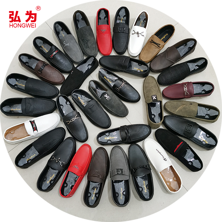 Оптовая продажа, Мужская классическая Повседневная обувь, слипоны, мягкая подошва, прогулочная кожаная обувь, обувь для ленивых мужчин