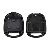 Coque de clé de voiture à distance en ABS noir à 3 boutons, compatible avec Camry, Rav4, Corolla, Prado, Yaris, Tarago, Cruiser, Land Cruiser