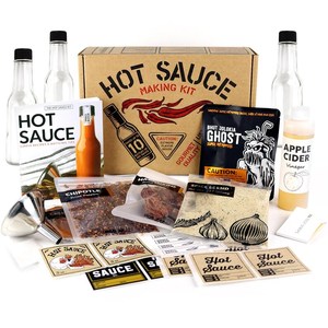 Kit per la preparazione di salsa piccante gourmet: Regalo fai-<span class=keywords><strong>da</strong></span>-te per gli amanti della cucina - Product Image 1