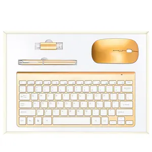 New Product Idea Birthday Promotional Gift Technology Item Wireless Keyboard Mouse Pen USB Corporate Set For Business Marketing