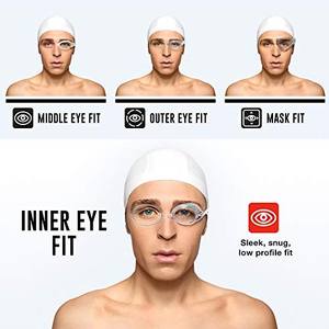 Lunettes de natation de course de haute qualité, en silicone, protection UV, anti-buée et étanches - Product Image 3