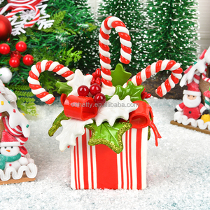 Décorations de Noël en pâte à modeler maison de pain d'épices, prix d'usine, pour table de fête - Product Image 3