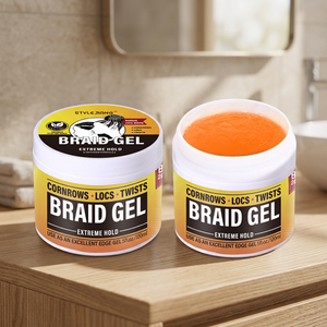 Custom <b>Logo</b> Neat Braid Loc n Twist Gel Private Label for Strong Leave-On Conditioning Shining Hair <b>Jam</b> Braiding Gel - Product Image 6
