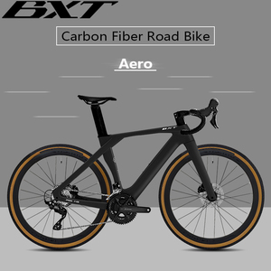 BXT-145 karbon yol bisikleti Aero 2*12 hız 105 R7120 hızlı yarış yol bisiklet hidrolik disk fren ucuz karbon Fiber yol bisiklet - Product Image 2