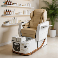 Fauteuil de pédicure de luxe en gros avec massage, chaise de pédicure à jets magnétiques pour salon de manucure, fauteuil de pédicure spa pour les pieds à vendre