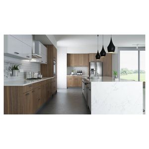 Gabinete de Cocina Moderno <span class=keywords><strong>Prima</strong></span> Mate Personalizado con Tablero de Melamina y Grifo Incluido - Product Image 1