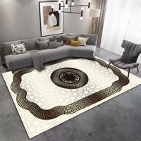 Vente directe d'usine, prix bas, tapis et carpettes modernes, design personnalisé, tapis chinois imprimés en 3D, grand format pour salon