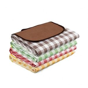 Hot Sale <b>Waterproof</b> Outdoor Picnic <b>Blanket</b> with Handle Practical Textile & Fabric Craft for Picnics - Product Image 2