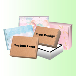 Wholesale Printed Unique Corrugated Shipping Boxes Custom Foldable Corrugated Paper Express Clothing Packaging Mailer Box