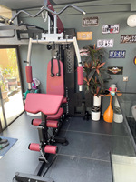 Máquina de entrenamiento de fuerza multifunción de alta resistencia con contrapeso de 73 kg, cable cruzado y estación de tríceps, máquina de polea alta.