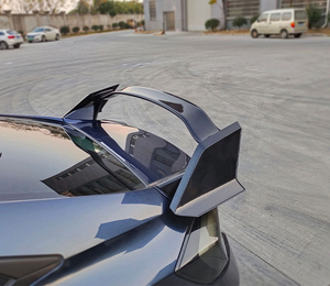 ABS voiture extérieur aileron arrière Rail aile <span class=keywords><strong>toit</strong></span> aileron pour <span class=keywords><strong>Honda</strong></span> <span class=keywords><strong>Civic</strong></span> berline 2016-2020 - Product Image 2