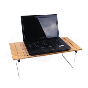 โต๊ะไม้ไผ่แบบพกพาโต๊ะคอมพิวเตอร์อเนกประสงค์โต๊ะไม้พับได้เป็นมิตรกับสิ่งแวดล้อม - Product Image 2