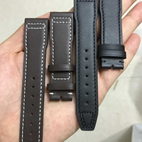 Montre de luxe haut de gamme, modèle de créateur, sur mesure, interface inclinée, fermoir métallique, bracelet en cuir véritable
