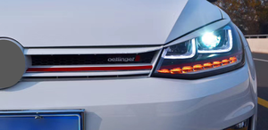 Lưới Tản Nhiệt Phía Trước Phong Cách GTI Cho Volkswagen VW Golf 7 7.5 Nâng Cấp Lưới Tản Nhiệt Tổ Ong Oettinger - Product Image 4