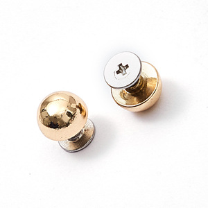 Exquisite Key <b>Ring</b> Zinc Alloy 10mm Round Head Light Gold Plating Home Use - Product Image 2