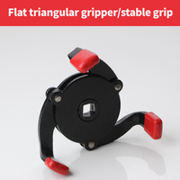 Clé à filtre à huile en acier à trois mâchoires unidirectionnelle, outil de démontage, compatibilité métrique/im impériale pour le boîtier, bricolage industriel OEM
