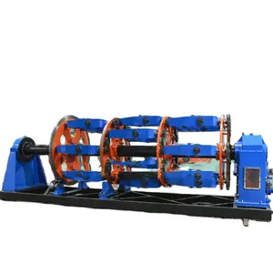 Automatización de alta calidad, máquina de trenzado tipo jaula, máquina trefiladora de alambre de cobre, equipo de fabricación de cables