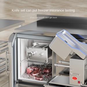 Máquina cortadora de carne eléctrica automática comercial, Motor de componentes básicos para filete de pollo, carne de cerdo fresca, panadería/bodega - Product Image 3