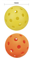 Pelotas de Pickleball Resistentes al Viento, Rotomoldeadas, para Canchas Exteriores, 22g-26g, Personalizables con Marca, Pelotas de Entrenamiento