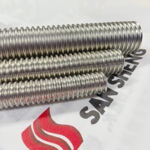 Tubo Flessibile Solare Corrugato in Acciaio <span class=keywords><strong>Inox</strong></span> 304 per Gas, Resistente, Saldato ERW JIS TIG, con Rivestimento Metallico e Piegatura - Product Image 3