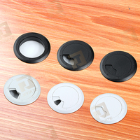 50mm 60mm bureau cordon œillet fil trou couverture ligne sortie Port filetage boîte couverture câble passage boîte bureau Table câble organisateur