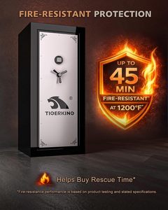 TIGERKING Home Safe & Pistols, 45 minuti 1200 ° Armadio in acciaio resistente al fuoco, scaffali modulari, 406 libbre - Product Image 2